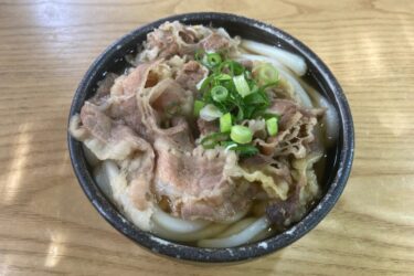 香川多度津『いけこうどん』綿谷仕込みの肉うどんと冷ぶっかけうどん！