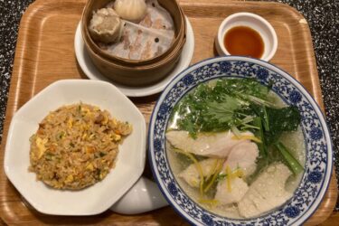 イオン倉敷『上海常(シャンハイチャン)』翡翠麺と油淋鶏チャーハンランチ！