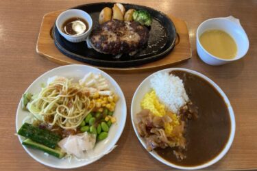 岡山市『ビッグボーイ』ハンバーグステーキでサラダバーとカレー食べ放題！