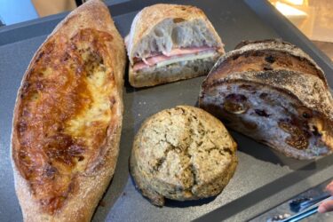 岡山総社『bonbon bread』ナッツフリュイと生ハムチーズサンドイッチ！