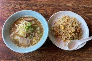 倉敷黒崎『らーめんけん太』魚介系豚骨醤油ラーメンとチャーハンランチ！