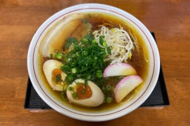 岡山北方『中華そば和』天神そばリスペクトな黄金の鶏ガラ醤油ラーメン！