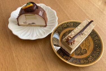 倉敷笹沖『フランス洋菓子店ボンテ』ショコラカフェと栗とチョコのムース！