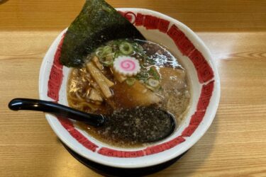 倉敷玉島『麺や廣』熟成醤油ラーメンで替玉無料と漬物食べ放題ランチ！