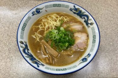 玉島新倉敷駅前『にぼし家』とろとろチャーシューの豚骨醤油ラーメン！