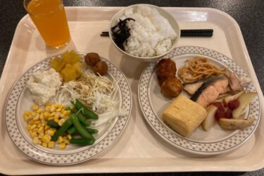 岡山駅前『ユニバーサルホテル』大浴場のサウナと朝食ビュッフェで整う！