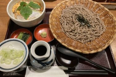 イオン倉敷『信州そば処そじ坊』出汁香るカツ丼と冷たいざる蕎麦ランチ！