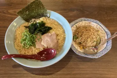 倉敷広江『ネギラーメンショップ』ラーメン大盛りとチャーハンランチ！