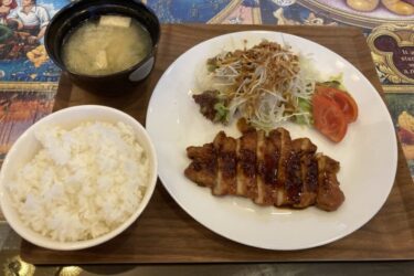 倉敷茶屋町『まいどっ』３種の日替わりランチからトンテキ定食チョイス！