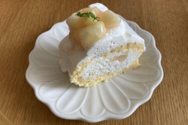 新倉敷玉島『フランス洋菓子店ボンテ』期間限定の白桃ロールケーキ!