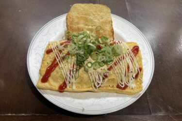 岡山奉還町『タマゴハサミ屋』卵5個を使った厚焼き玉子サンドイッチ!